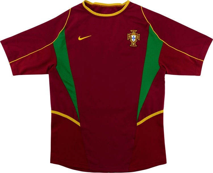 Tailandia Camiseta Portugal 1st Retro 2002 Rojo